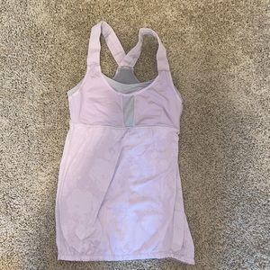 light lavender lululemon tank top